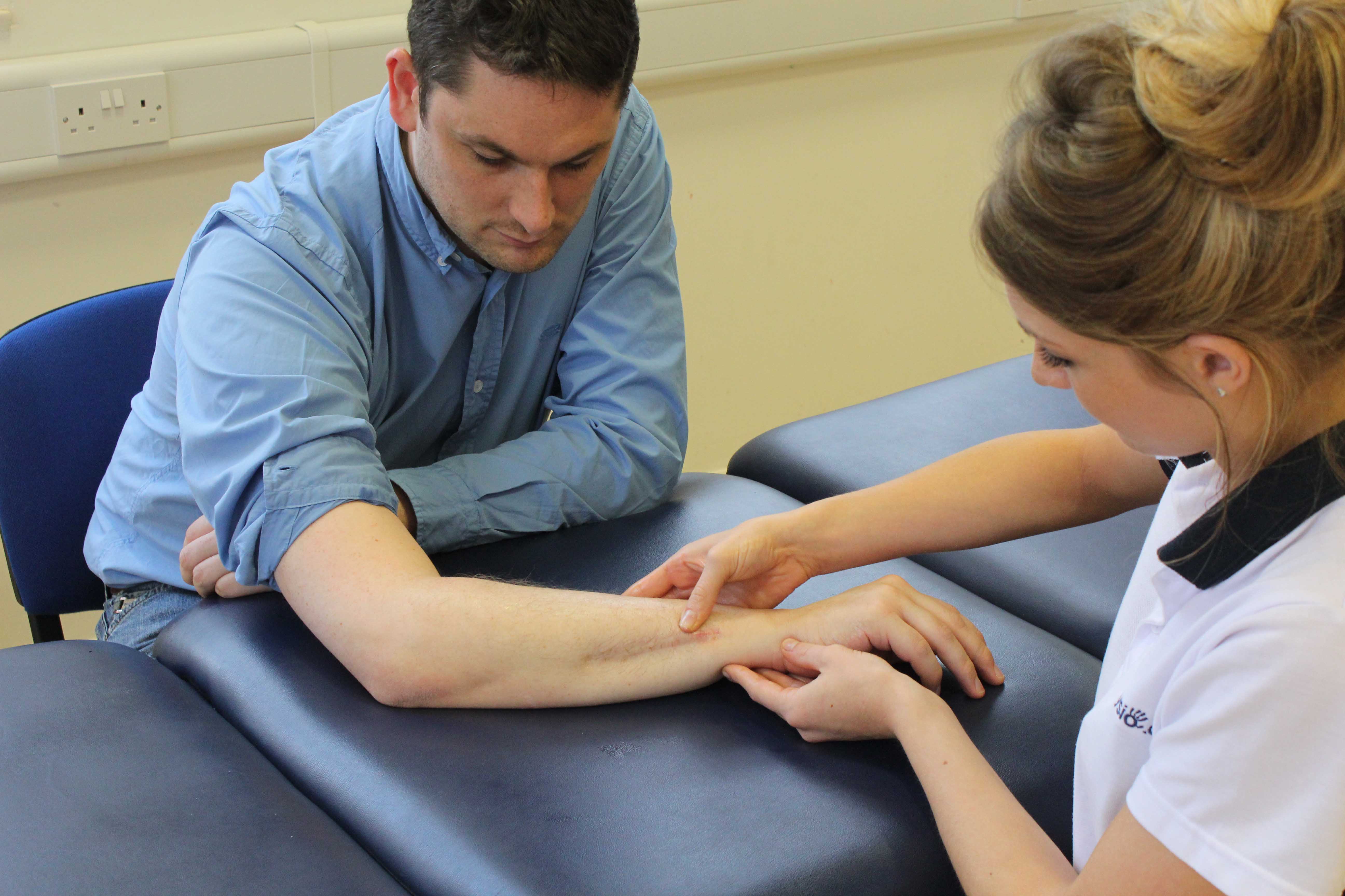 Reffered pain can occur from previous injuries that may require further strengthening.